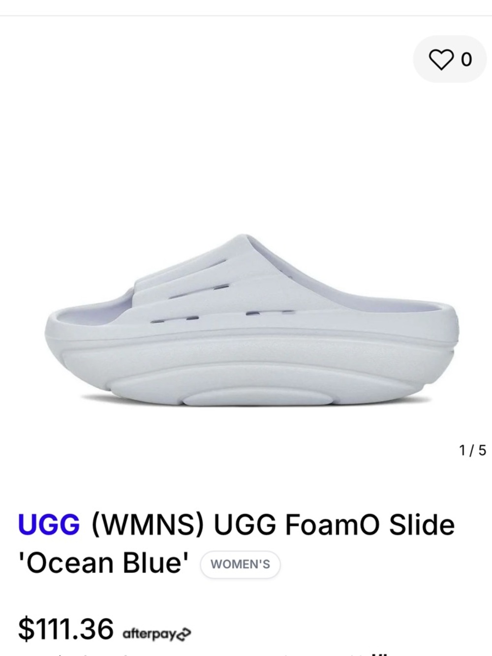UGG Women’s FoamO Slide 'Ocean Blue'